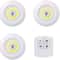 LED Puck Light Wireless Under Cabinet Lighting Kit Perfect For Kitchen Counter Cabinet Wardrobe L 9