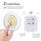 LED Puck Light Wireless Under Cabinet Lighting Kit Perfect For Kitchen Counter Cabinet Wardrobe L 3