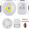 LED Puck Light Wireless Under Cabinet Lighting Kit Perfect For Kitchen Counter Cabinet Wardrobe L 4