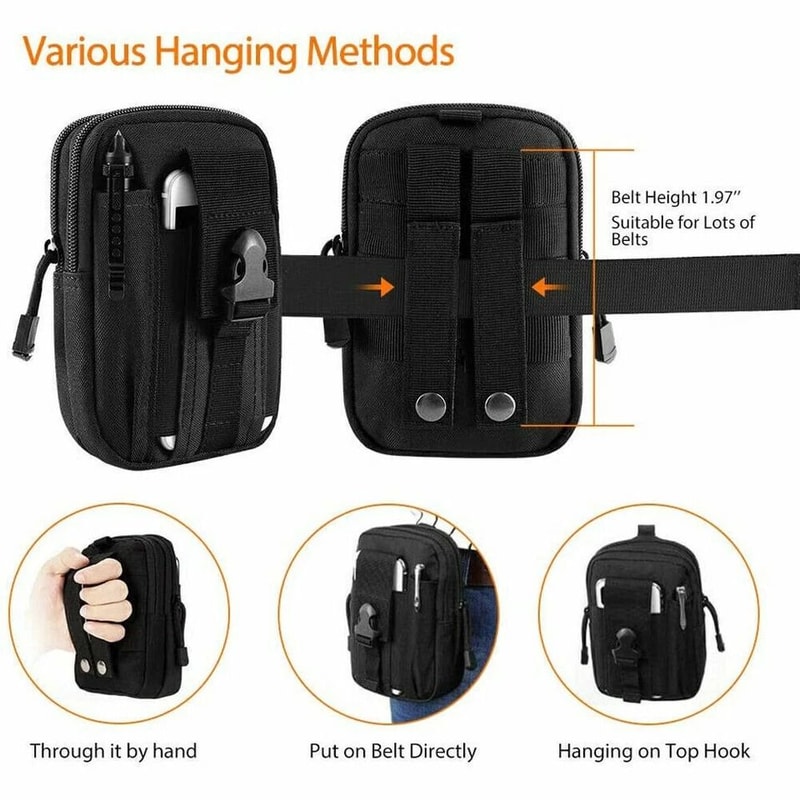 Tactical Waist Bag Fanny Pack For Hiking Camping Durable Military Phone Pouch 6
