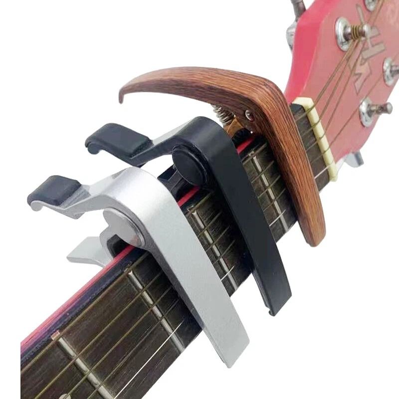 Premium Aluminum Quick Change Guitar Capo Clamp For Acoustic Classic Guitars 9