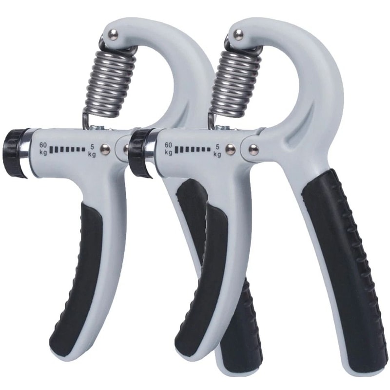 Adjustable Hand Grip Strengthener Power Trainer Build Hand Forearm Strength 0