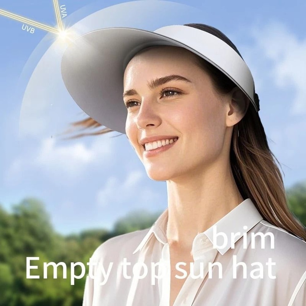 Adjustable Sun Visor Hat For Men Women Lightweight Breathable Summer Baseball Cap For Golf Tenni 2