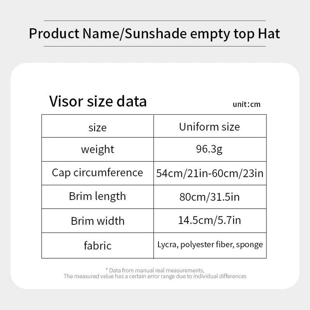 Adjustable Sun Visor Hat For Men Women Lightweight Breathable Summer Baseball Cap For Golf Tenni 3