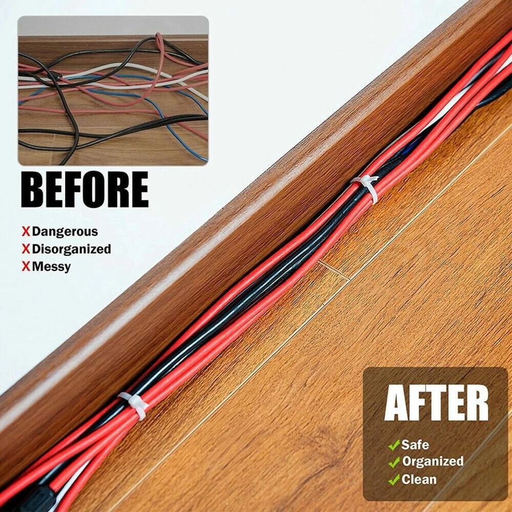 Heavy Duty Cable Ties Zip Ties UVResistant Wrap Wire Ties For Industrial Use 4