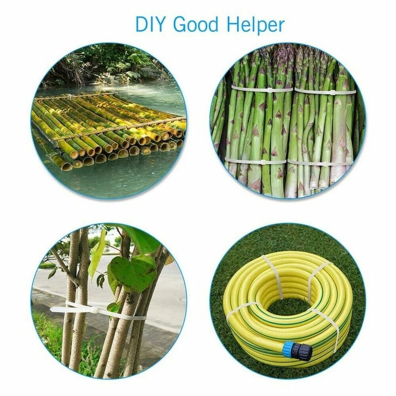 Heavy Duty Cable Ties Zip Ties UVResistant Wrap Wire Ties For Industrial Use 6