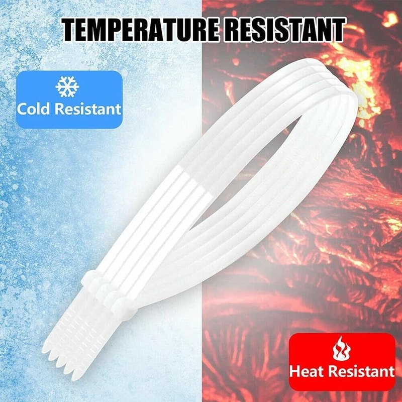 Heavy Duty Cable Ties Zip Ties UVResistant Wrap Wire Ties For Industrial Use 8