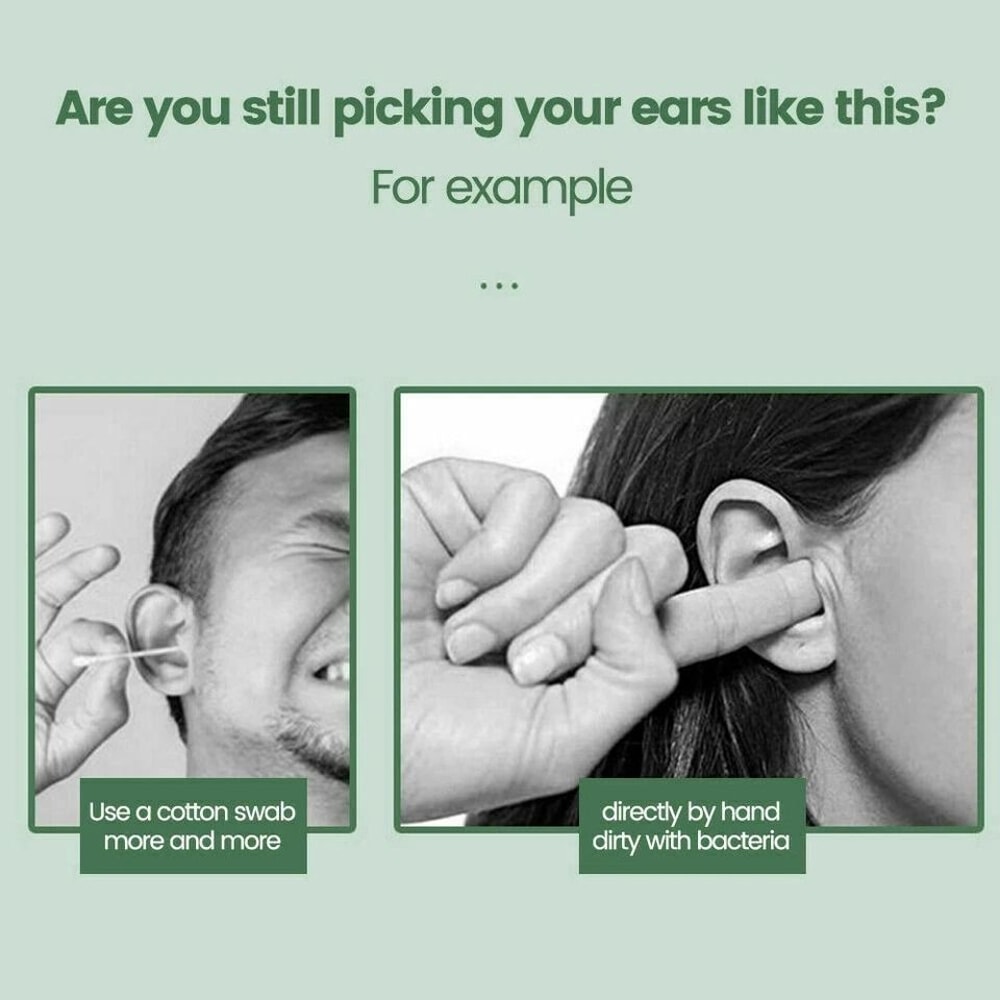 Ear Wax Removal Spiral Tool Set Stainless Steel Ear Pick Cleaner Kit With Portable Storage For Saf 17