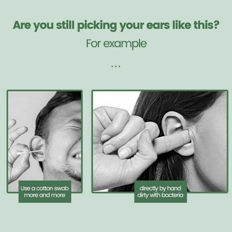 Ear Wax Removal Spiral Tool Set Stainless Steel Ear Pick Cleaner Kit With Portable Storage For Saf 17