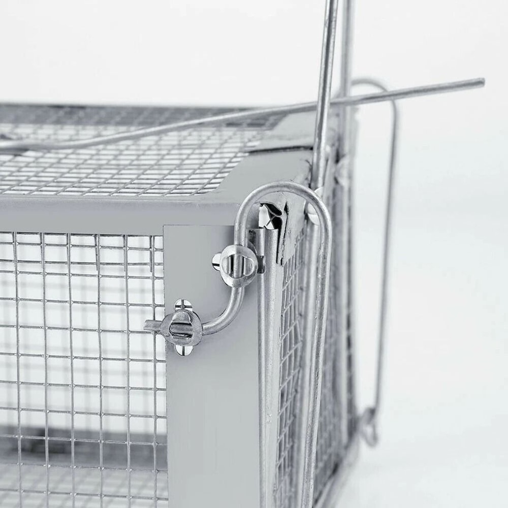 Humane Rat Trap Live Catch Cage Reusable Rodent Control Easy Setup No Harm 2