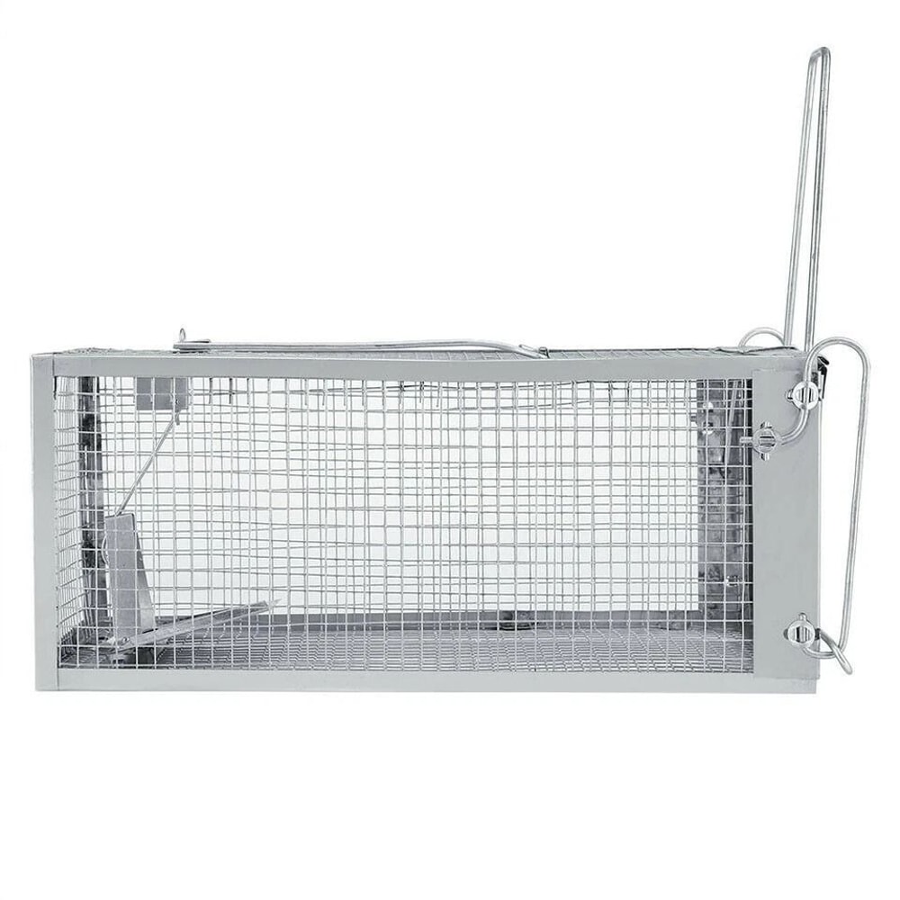 Humane Rat Trap Live Catch Cage Reusable Rodent Control Easy Setup No Harm 5