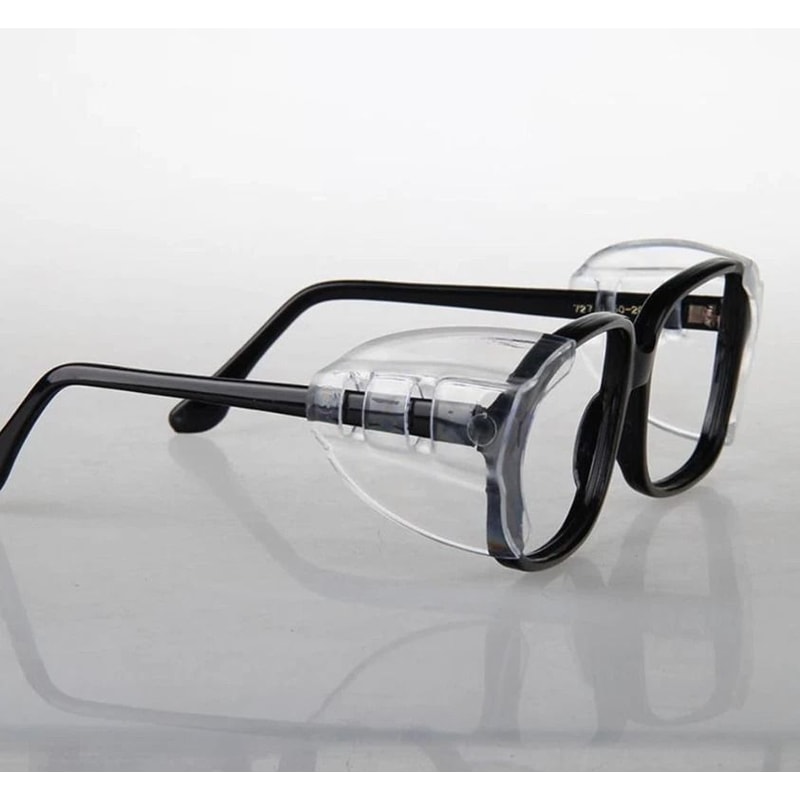 Universal Side Shields For Eyeglasses Slipon Safety Shield Eye Protection 0