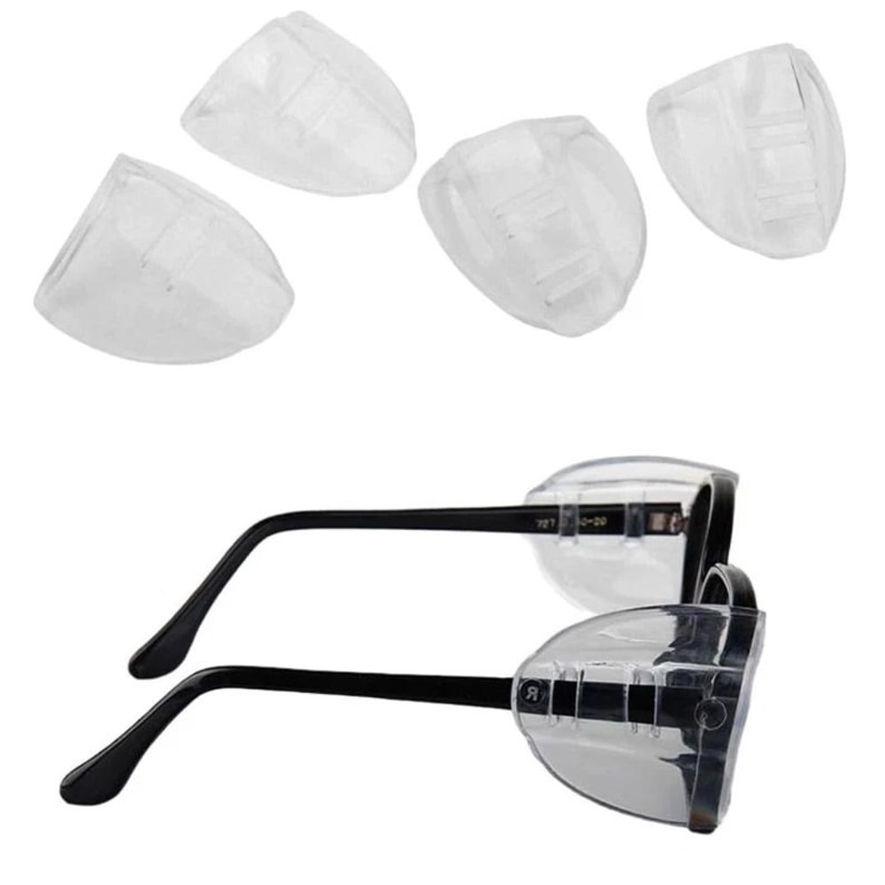Universal Side Shields For Eyeglasses Slipon Safety Shield Eye Protection 9