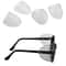 Universal Side Shields For Eyeglasses Slipon Safety Shield Eye Protection 9