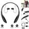 Bluetooth Neckband Wireless Headphones With Mic Stereo Earbuds Comfortable Sweatproof Headset 4