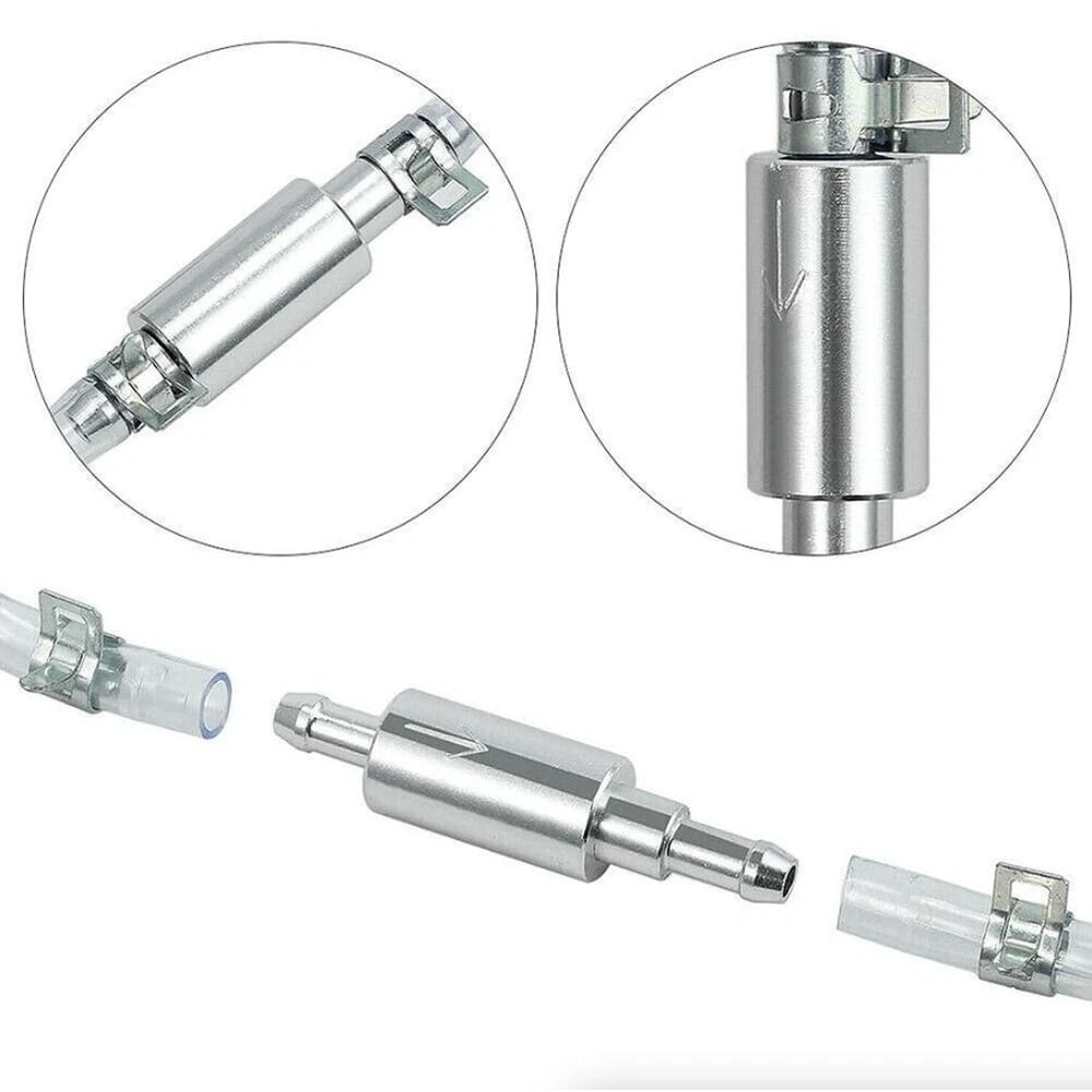 Car Motorcycle Brake Clutch Bleeder Hose Set With OneWay Valve Tool 9