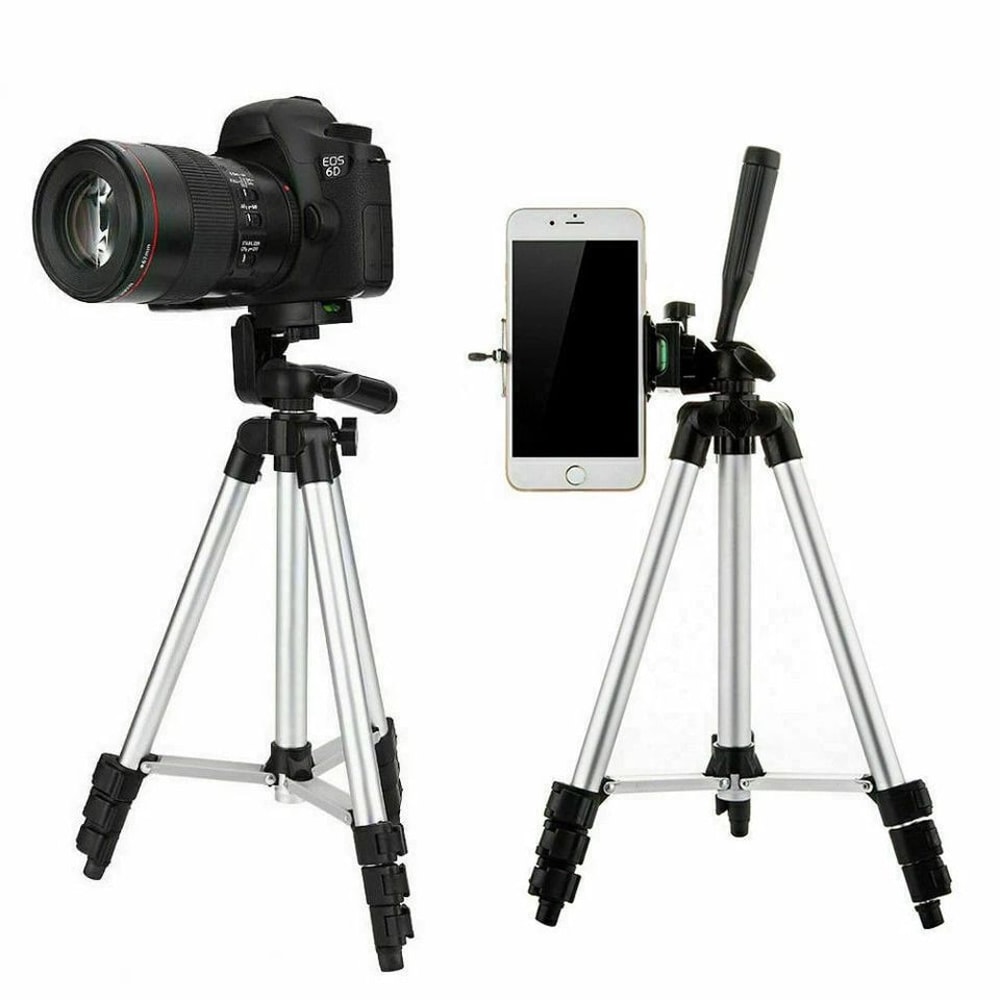 Professional Camera Tripod Stand Mount For IPhone Samsung Adjustable Holder With Carrying Bag 6
