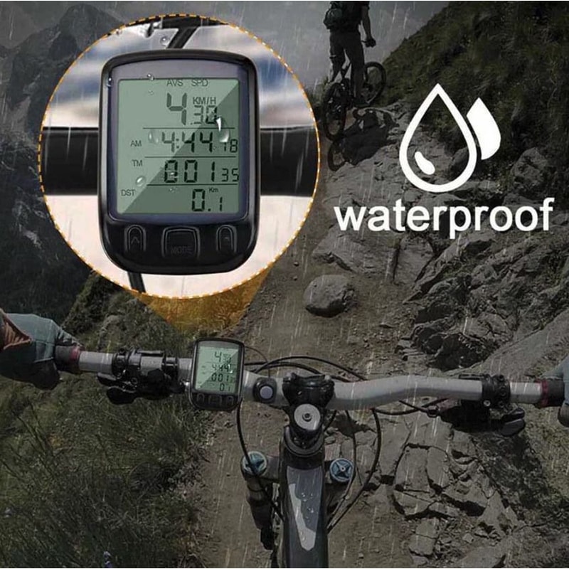 Wireless LCD Bike Speedometer Waterproof Digital Odometer 11