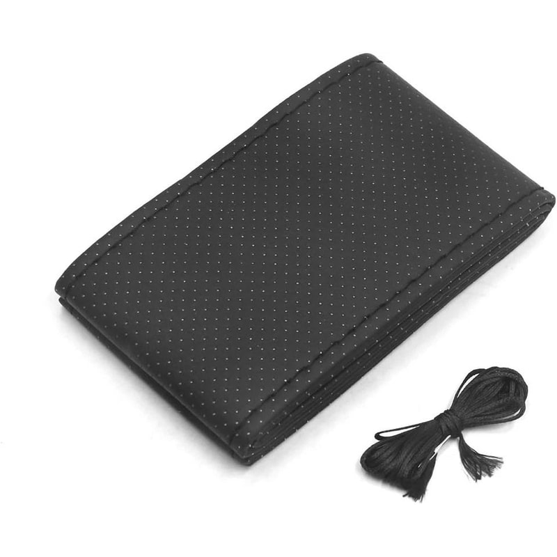 Genuine Leather DIY Car Steering Wheel Cover Antislip 5