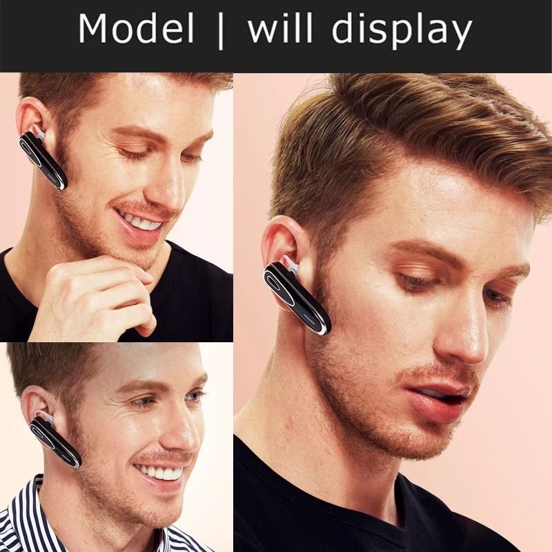 Bluetooth Wireless Earpiece Headset Noise Cancelling Earbuds For Truckers Drivers 3