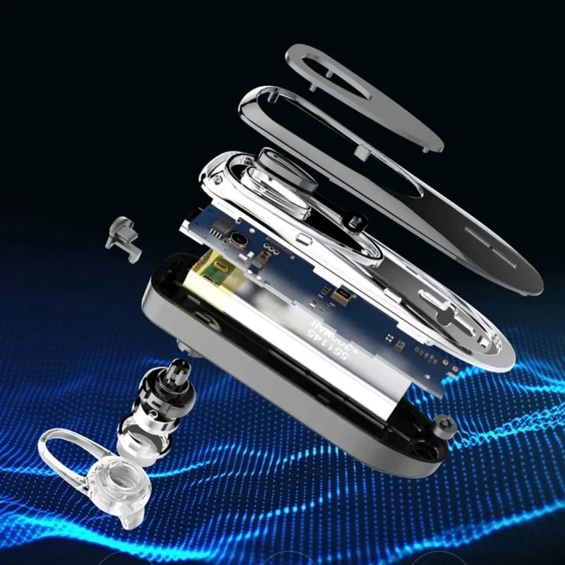 Bluetooth Wireless Earpiece Headset Noise Cancelling Earbuds For Truckers Drivers 4