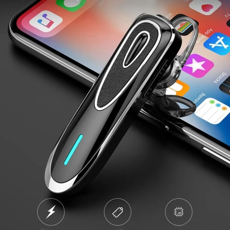 Bluetooth Wireless Earpiece Headset Noise Cancelling Earbuds For Truckers Drivers 5