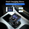 Wireless Car Bluetooth FM Transmitter With USB Charger Handsfree Call Function 6