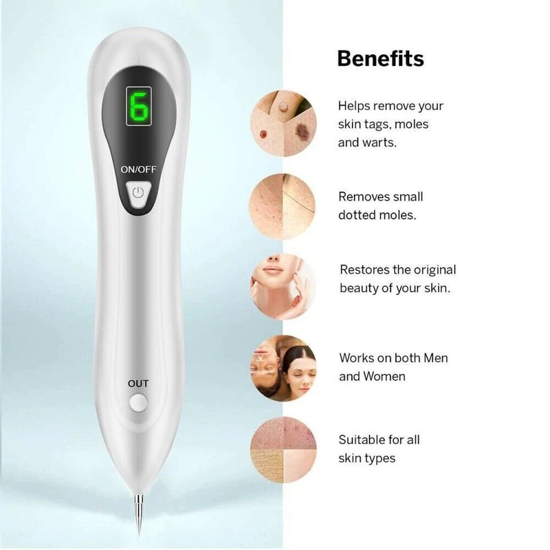 Electric Laser Plasma Pen For Mole Removal Dark Spot Remover Skin Wart Treatment 7