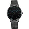 Waterproof Mens Classic Stainless Steel Watch Luminous Elegant Design For Business Casual Wear 7