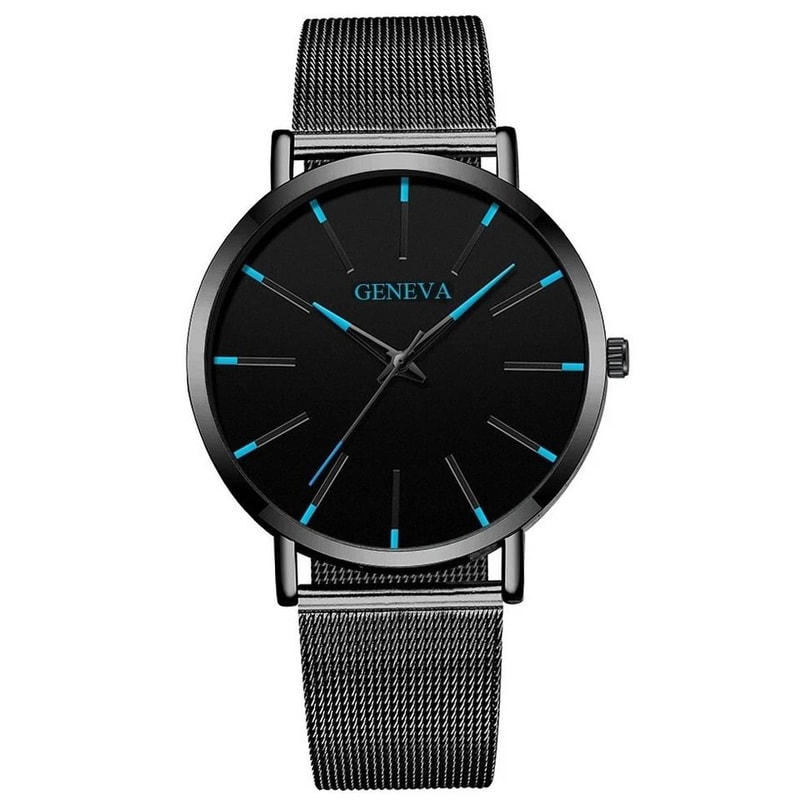 Waterproof Mens Classic Stainless Steel Watch Luminous Elegant Design For Business Casual Wear 7