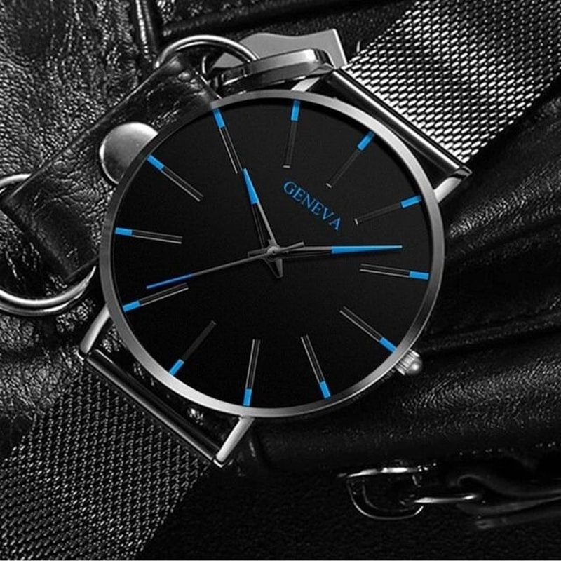 Waterproof Mens Classic Stainless Steel Watch Luminous Elegant Design For Business Casual Wear 1