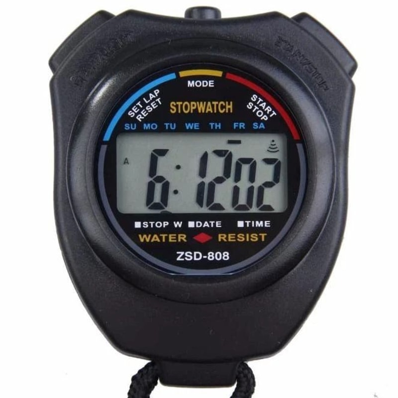 Digital Stopwatch Sports Counter Chronograph Timer Watch Dual Pack 5