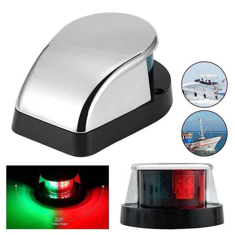 Waterproof LED Boat Navigation Light For Pontoon Front Bow 10