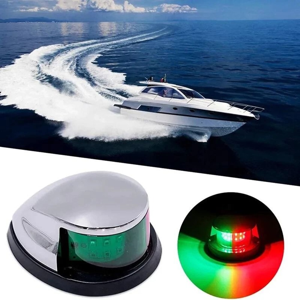 Waterproof LED Boat Navigation Light For Pontoon Front Bow 1