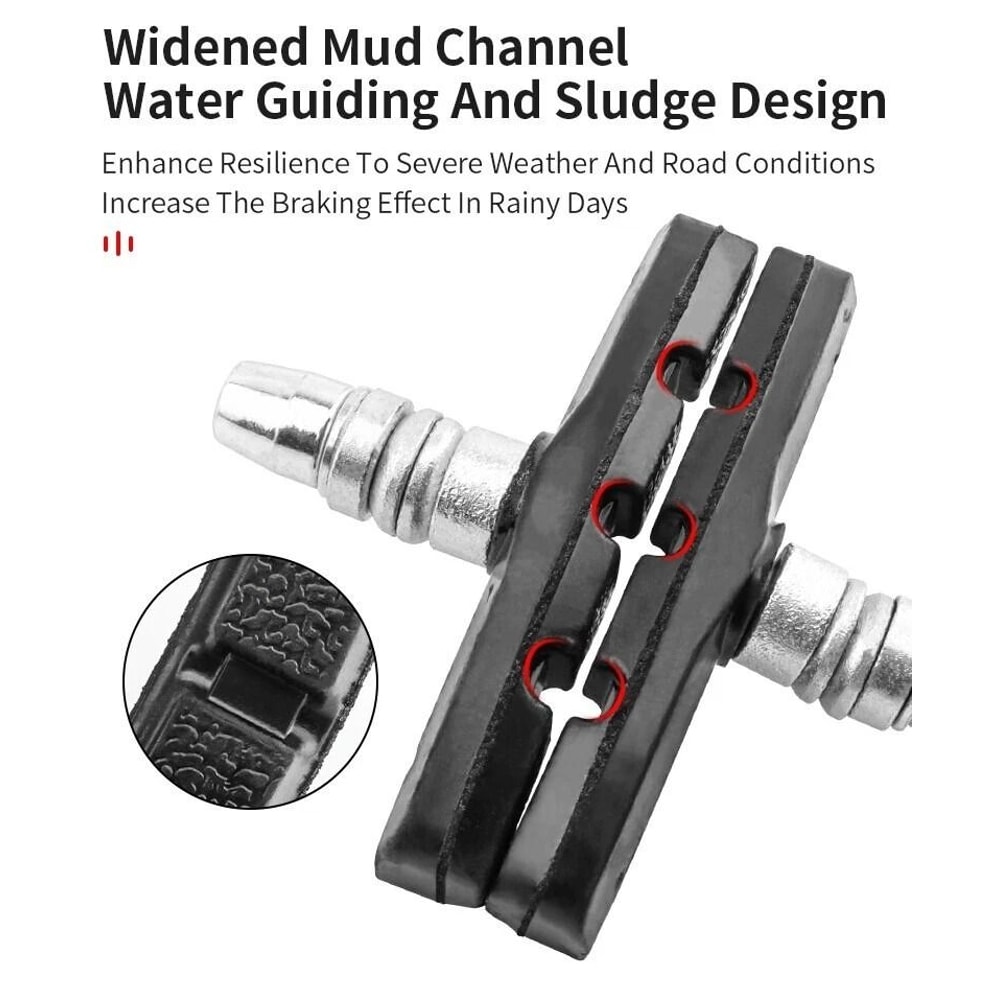 High Grade Cycling Bicycle V Brake Pads Shoes 4
