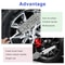Car Alloy Wheel Cleaning Brush Tool Soft Bristle Tire Wheel Cleaner For Quick Effective Tire Was