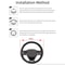 Leather Car Steering Wheel Cover With AntiSlip Grip Carbon Fiber 7