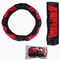 Leather Car Steering Wheel Cover With AntiSlip Grip Carbon Fiber 8