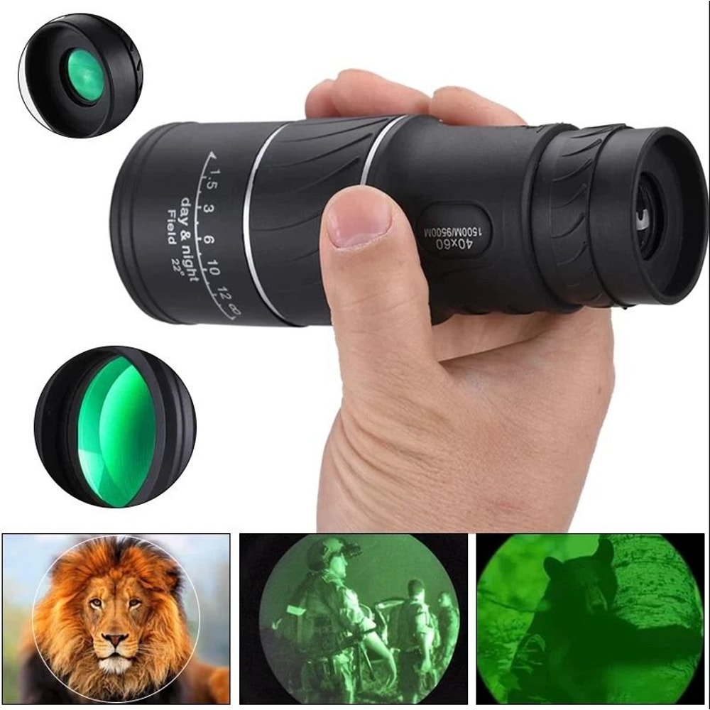 Monocular Binoculars With Night Vision Prism Waterproof 6