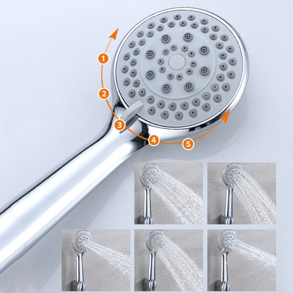 High Pressure Handheld Shower Head Powerful Spray For All Your Showering Needs 2