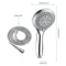 High Pressure Handheld Shower Head Powerful Spray For All Your Showering Needs 7