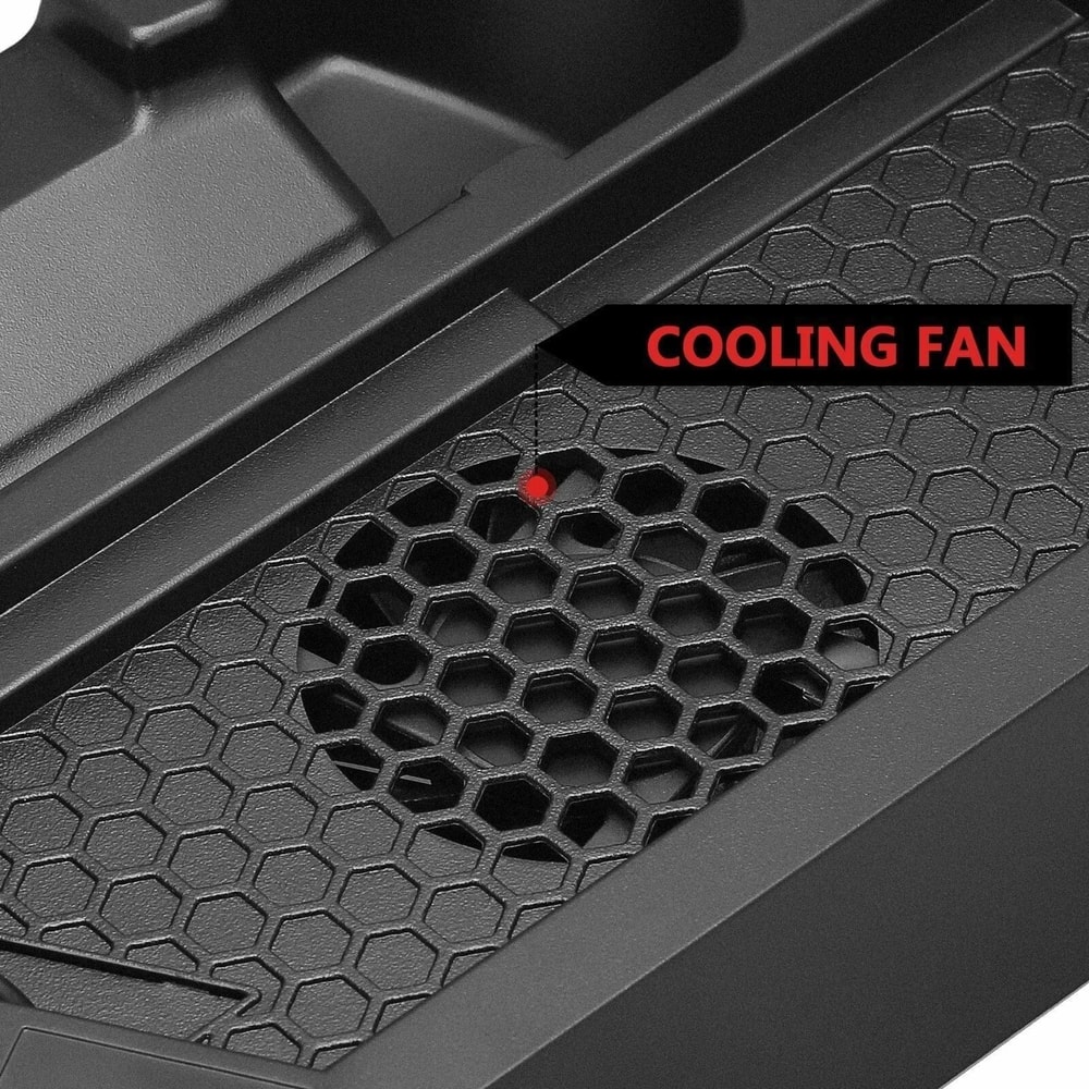 Cooling Station Vertical Stand With Controller Charging Dock And Dual Fans 1