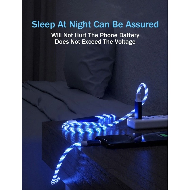 LED Fast Charging Cable Adapter 7