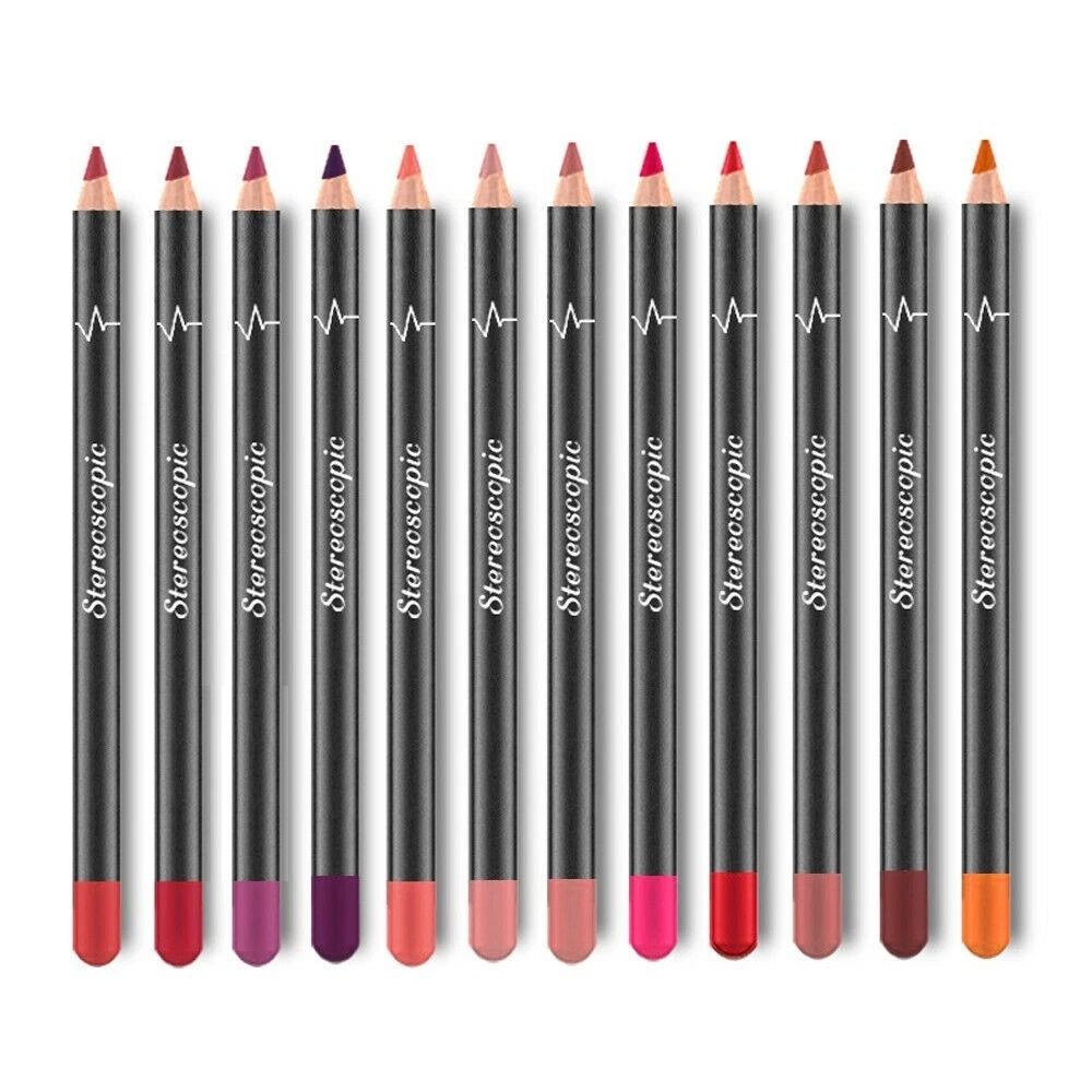 Women Waterproof Matte Lipstick Set With LongLasting Lip Liner And Lip Pen 6