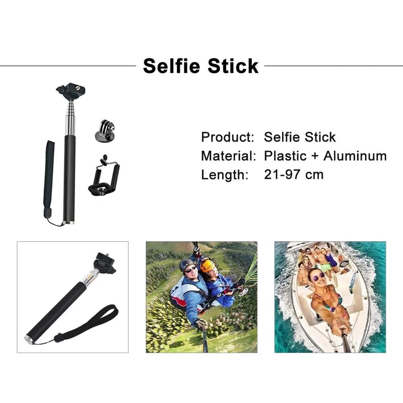 Action Camera Accessories Kit Mount Bundle 1