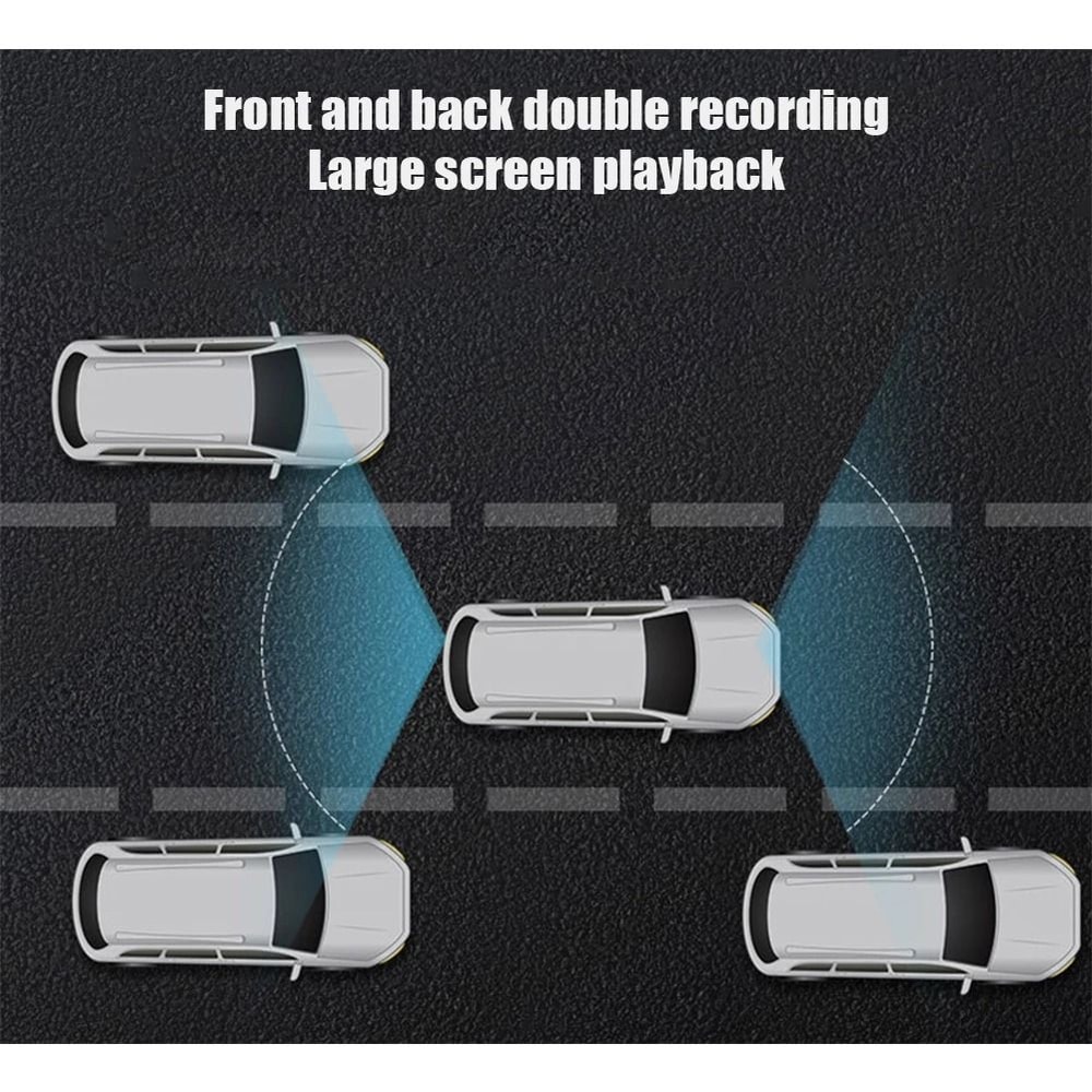 Dash Cam Car DVR FrontRear Camera Night Vision Wide Angle 1