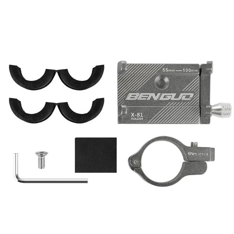 Aluminum Motorcycle Phone Holder Mount Secure Your Cell Phone Or GPS On Any Bike Or Motorcycle Han