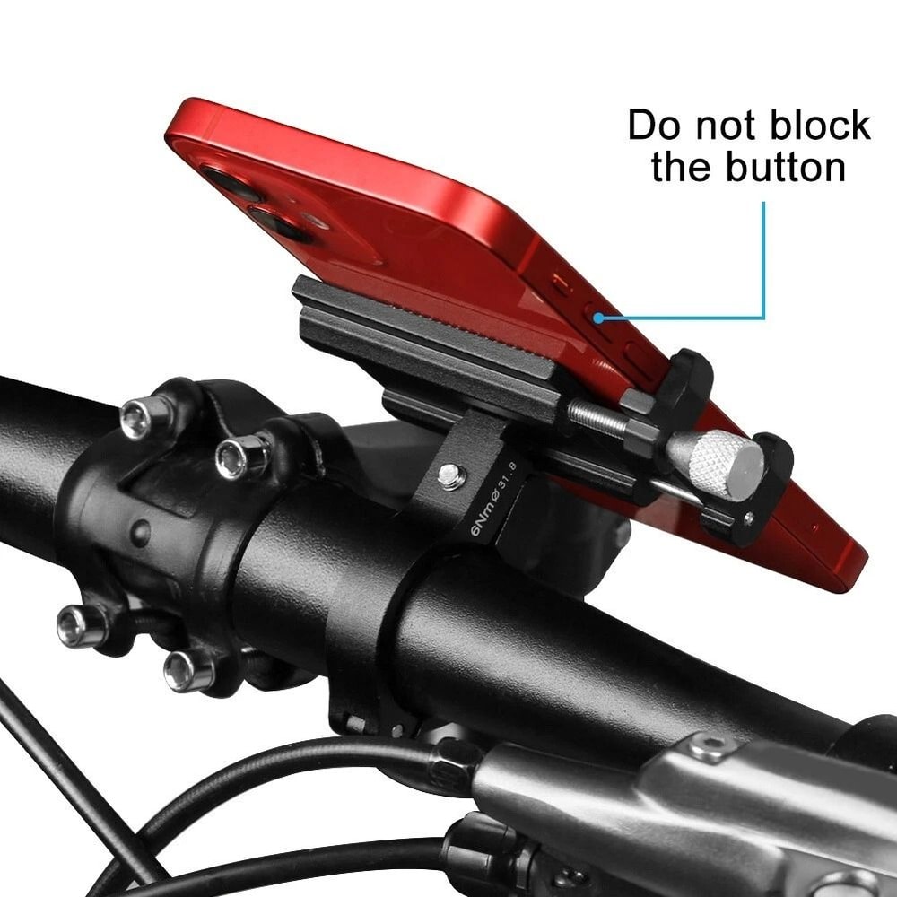 Aluminum Motorcycle Phone Holder Mount Secure Your Cell Phone Or GPS On Any Bike Or Motorcycle Han
