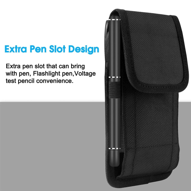Vertical Cell Phone Holster Wallet Case With Belt Clip Durable Secure 7