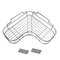 Rustproof Corner Shower Caddy Triangular Rack Bathroom Storage Shelf Organizer With NoDrill Adhesi 9